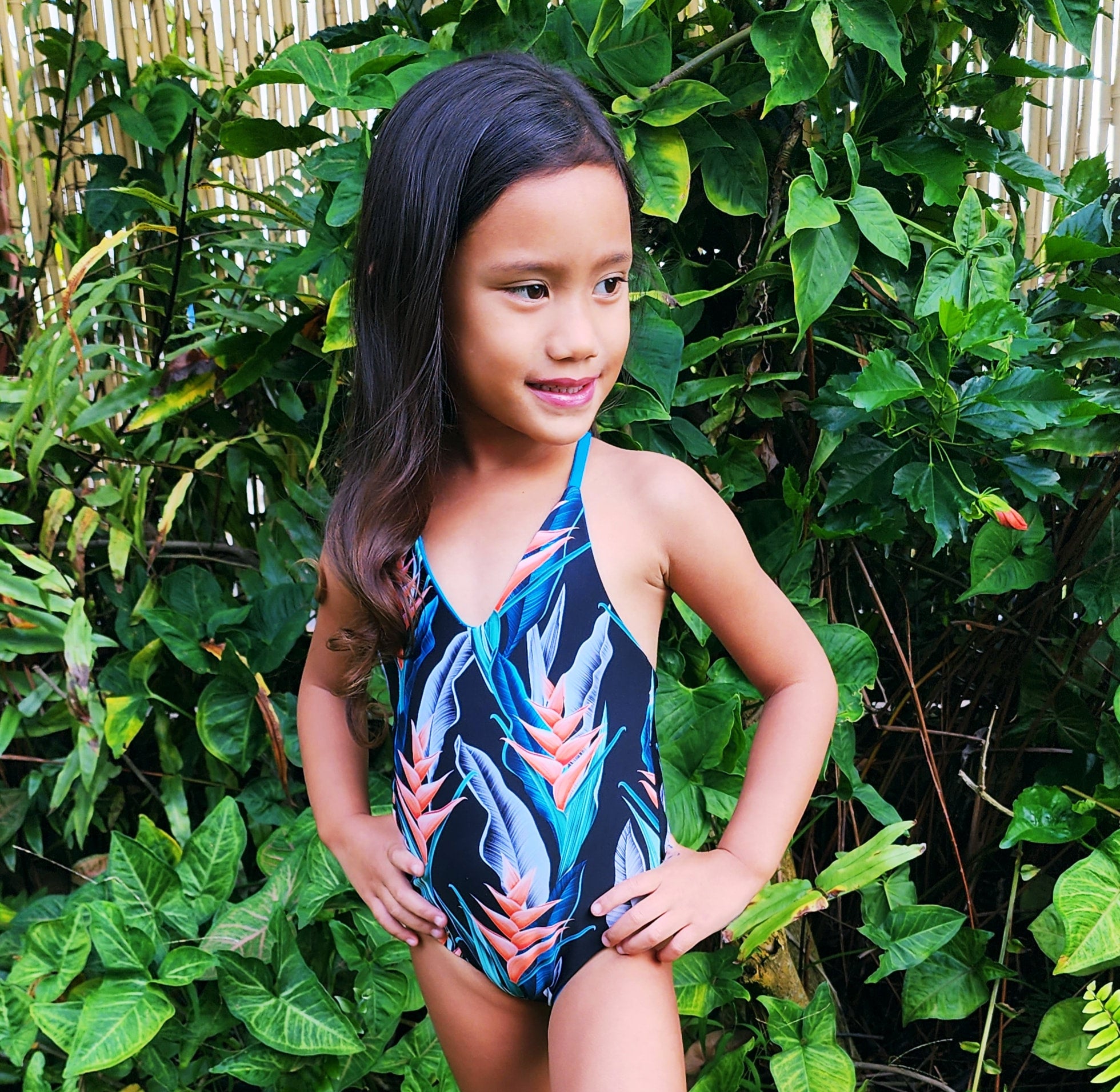 Buy Girls Two Piece Swimsuits Bikini Bathing Suit Hawaiian Ruffle Swimwear  Set for Kids Blue Leopard Size 12/10-12 at